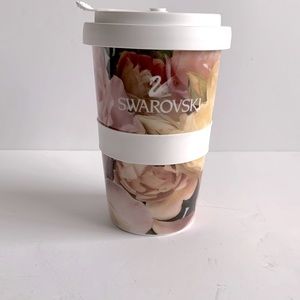 Swarovski ceramic travel mug